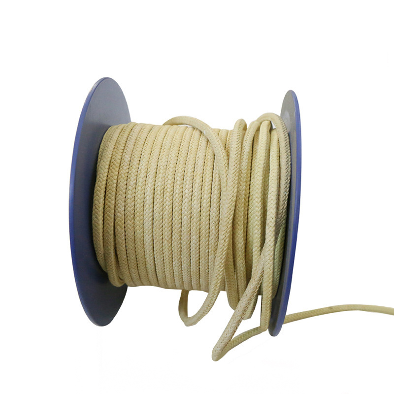 Поставка Paidu арамидно-тефлоновая упаковка Герметичная упаковка из ПТФЭ стекловолоконная желтая плетеная упаковка